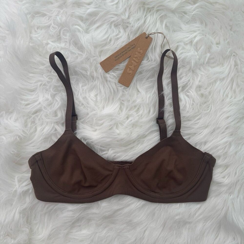 Skims Fits Everybody Unlined Demi Bra Oxide Size 30A
